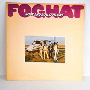 Foghat Rock‎ And Roll Outlaws Vinyl Record LP 1974 Bearsville Classic Hard Rock